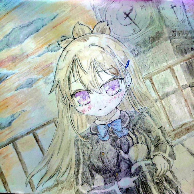 1日1枚お絵描き練習 51日目「私の鼓動…あなたに伝わっていますか?」#みゆキチの1日1枚お絵描き練習#アンジュ・ヴィエ 1日1枚お絵描き練習 51日目「私の鼓動…あなたに伝わっていますか?」#みゆキチの1日1枚お絵描き練習#アンジュ・ヴィエ