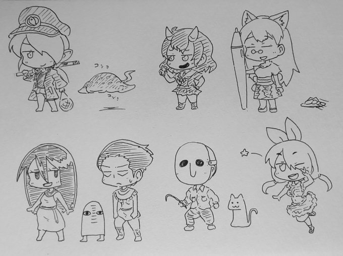 傾福さん&へんたつ。#へんたつ#傾福さん 傾福さん&へんたつ。#へんたつ#傾福さん