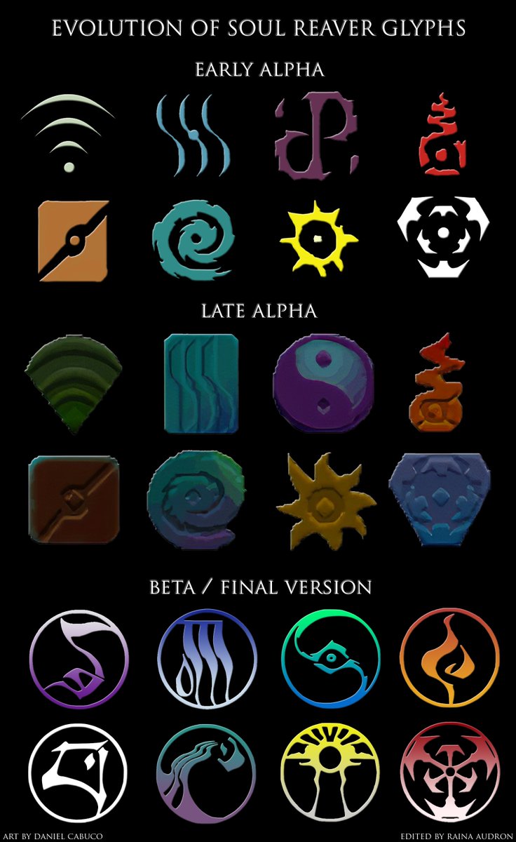 Soul Reaver Glyph design comparison r/LegacyOfKain