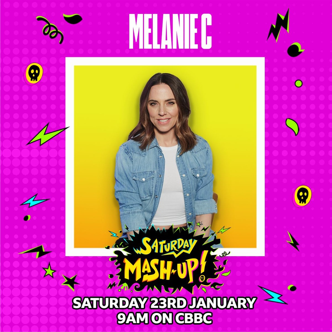 😀 Excited to be performing tomorrow on #SaturdayMashUp on @cbbc at 9:00am GMT!

Don't miss it! 💛 💜 