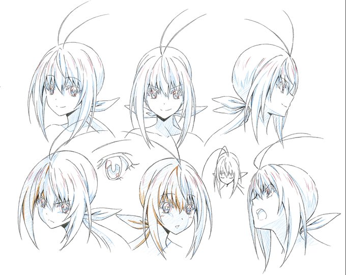 TVシリーズでキャラクターデザインを担当したあの作品がまさかの復活とは!お祝いに設定の一部を#競女#keijo_anim TVシリーズでキャラクターデザインを担当したあの作品がまさかの復活とは!お祝いに設定の一部を#競女#keijo_anim