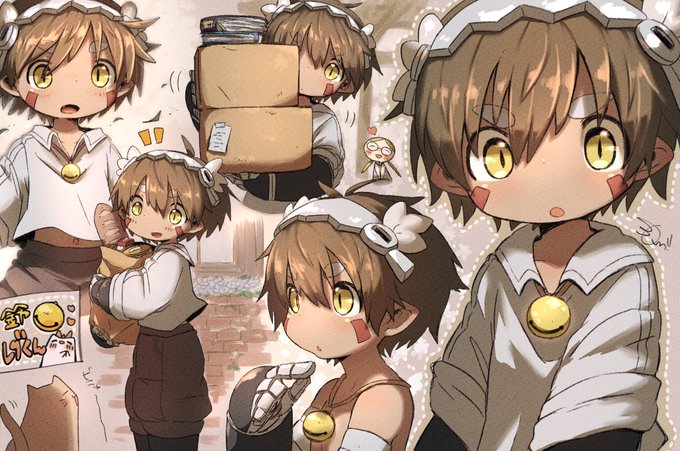 鈴レグくんが可愛いんだーー〜🥺🥺🥺#メイドインアビス#bandam_illust 鈴レグくんが可愛いんだーー〜🥺🥺🥺#メイドインアビス#bandam_illust