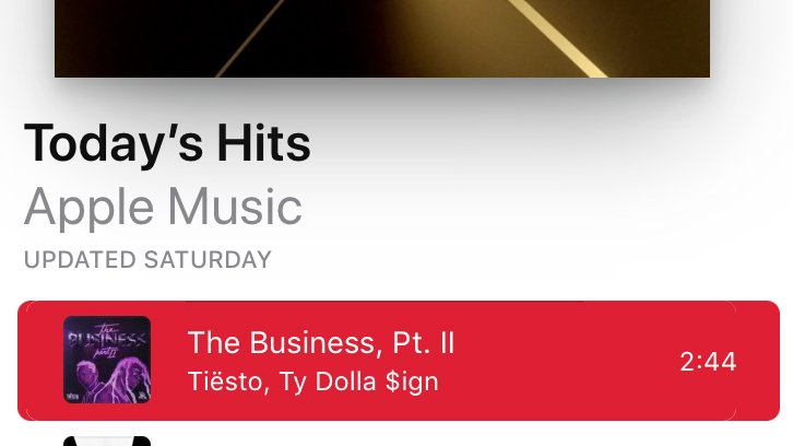 Listen to Pt. II w/ @tydollasign now! on @AppleMusic’s Today's Hits playlist.  
