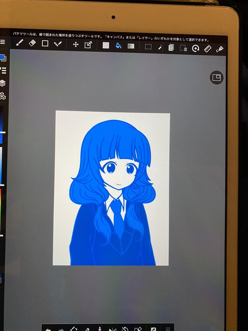 下書きの色そのままで塗ってみたこれはこれでいいかも(魚心カラー?)#ろこどる 下書きの色そのままで塗ってみたこれはこれでいいかも(魚心カラー?)#ろこどる