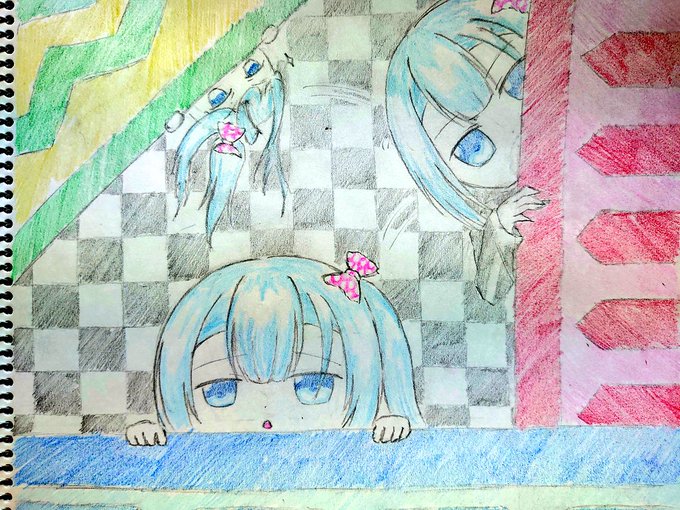 1日1枚お絵描き練習 65日目チラチラちらちら深雪さん後ろのやつはもはや誰だ#みゆキチの1日1枚お絵描き練習 #アンジュ 1日1枚お絵描き練習 65日目チラチラちらちら深雪さん後ろのやつはもはや誰だ#みゆキチの1日1枚お絵描き練習 #アンジュ