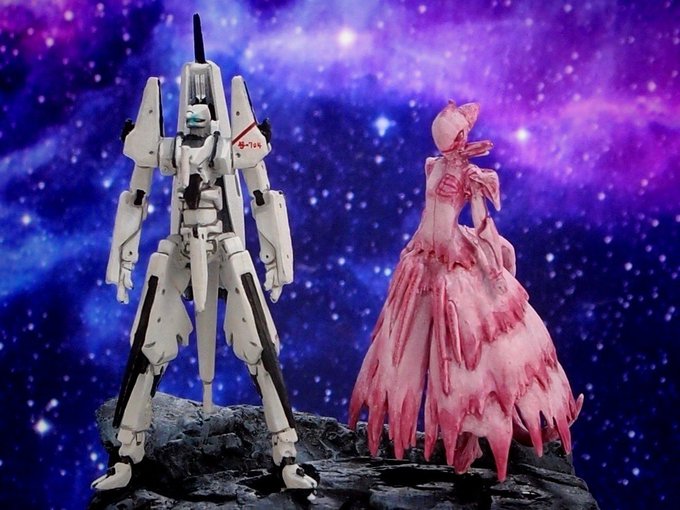 継衛も完成。谷風さんと記念撮影。ワハーイ! #シドニア映え #SIDONIA_anime #シドニアの騎士 継衛も完成。谷風さんと記念撮影。ワハーイ! #シドニア映え #SIDONIA_anime #シドニアの騎士