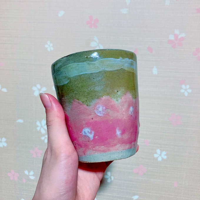 荒野の事しか頭になかった時に作った湯呑み( ᵒ̴̶̷̤◦ᵒ̴̶̷̤ )おで天才かも題名『プリプリちぃちゃん』by ちゃこ 荒野の事しか頭になかった時に作った湯呑み( ᵒ̴̶̷̤◦ᵒ̴̶̷̤ )おで天才かも題名『プリプリちぃちゃん』by ちゃこ