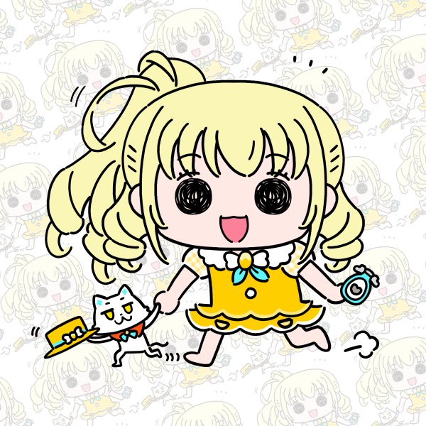 プリチャンのアリス。「つぎはどこ?」 プリチャンのアリス。「つぎはどこ?」