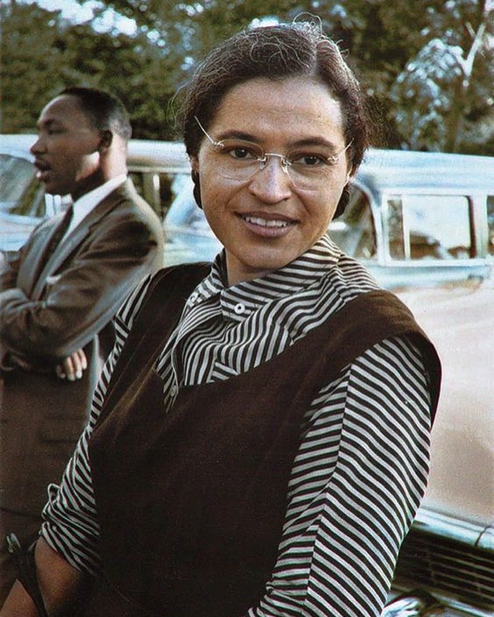 Happy Birthday to thee illustrious Rosa Parks 🌹🙌🏽🌹 