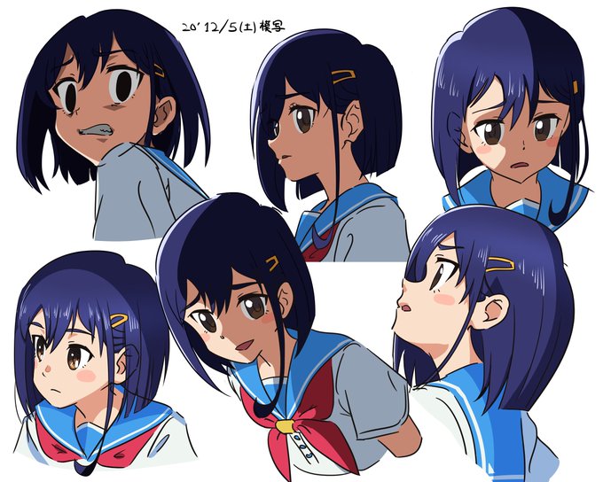 ココナちゃん模写まとめ。第5話はココナちゃんのいろんな表情が見れて楽しいですね。(眉毛ハの字の表情が多いですが)#模写# ココナちゃん模写まとめ。第5話はココナちゃんのいろんな表情が見れて楽しいですね。(眉毛ハの字の表情が多いですが)#模写#