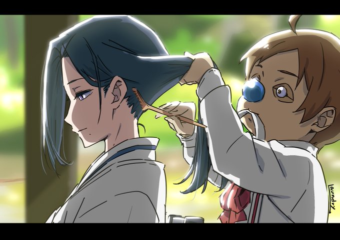 タイムラプス第二弾で描かせて頂いた「五領様の髪結い」です。#ムヒョロジ タイムラプス第二弾で描かせて頂いた「五領様の髪結い」です。#ムヒョロジ