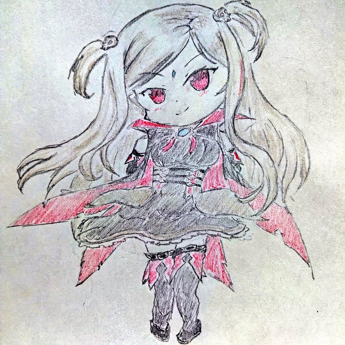 1日1枚お絵描き練習 61日目チェルノさん(ミニ)#みゆキチの1日1枚お絵描き練習#アンジュ・ヴィエルジュ 1日1枚お絵描き練習 61日目チェルノさん(ミニ)#みゆキチの1日1枚お絵描き練習#アンジュ・ヴィエルジュ