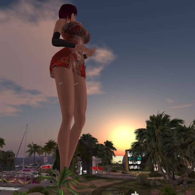 じゃ!おやすみー#Giantess #GIGANT #巨大娘 #secondlife #sizetweet じゃ!おやすみー#Giantess #GIGANT #巨大娘 #secondlife #sizetweet