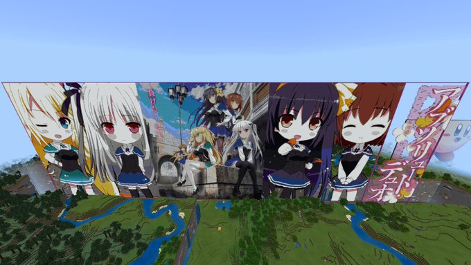 アブソリュート・デュオAbsolute Duoin Minecraft負けたくない!Twitter用の撮影中に俺を映せと アブソリュート・デュオAbsolute Duoin Minecraft負けたくない!Twitter用の撮影中に俺を映せと