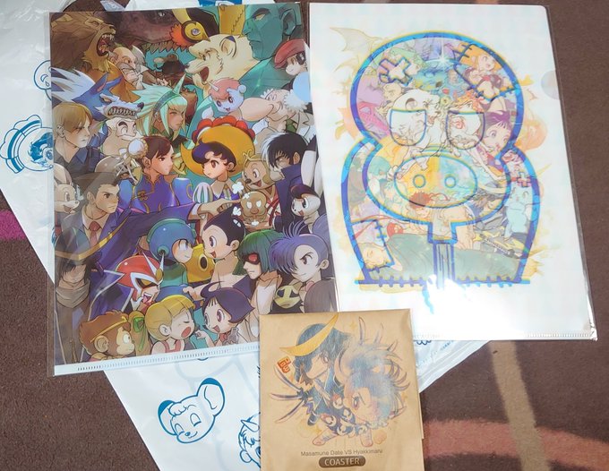 戦利品〜!3枚目見てくれジャス学の伐もちゃんとおるんやで。あとどろろとのデフォルメ可愛い〜!ヾ(:3ノシヾ)ノシ 戦利品〜!3枚目見てくれジャス学の伐もちゃんとおるんやで。あとどろろとのデフォルメ可愛い〜!ヾ(:3ノシヾ)ノシ
