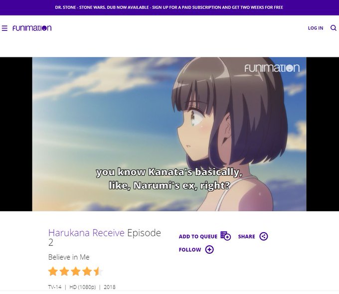 Funimationの安達としまむら英語版がまだ会員限定っぽいので、はるかなレシーブの英語吹き替え版見てる。英語版でもパ Funimationの安達としまむら英語版がまだ会員限定っぽいので、はるかなレシーブの英語吹き替え版見てる。英語版でもパ