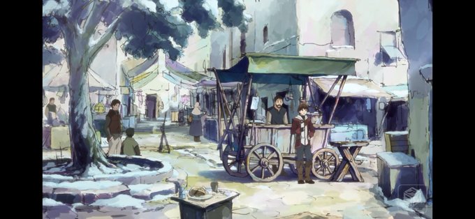 何度見ても「灰と幻想のグリムガル」は良い。水彩画調の背景も、抑えたトーンの演技も素敵。 何度見ても「灰と幻想のグリムガル」は良い。水彩画調の背景も、抑えたトーンの演技も素敵。