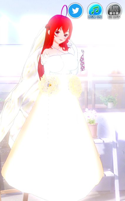 ウエディングドレス版 リアスグレモリー#ハイスクールDxD #Vカツ ウエディングドレス版 リアスグレモリー#ハイスクールDxD #Vカツ
