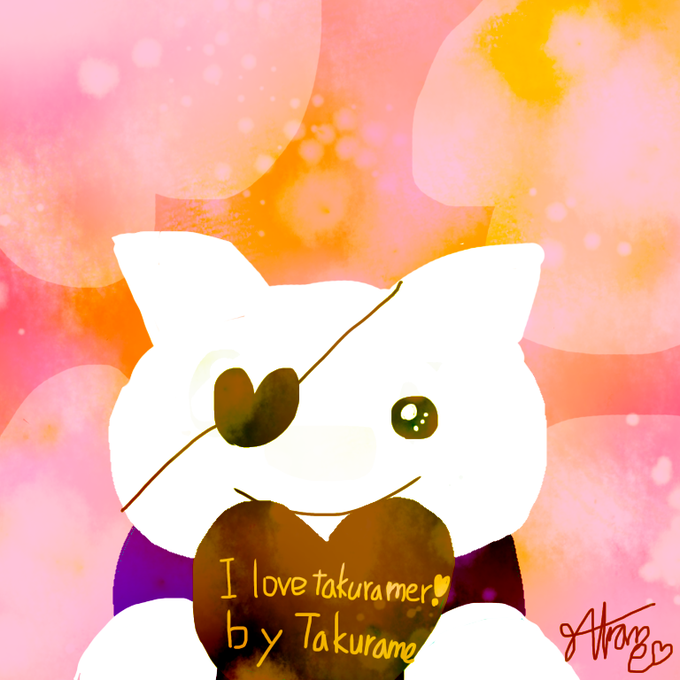 タクラマーの皆さんへ、政宗からチョコのプレゼント🍫🎁(ミジュマルの絵の上描きですが時間なかったのでご了承を🙏)#ねこねこ タクラマーの皆さんへ、政宗からチョコのプレゼント🍫🎁(ミジュマルの絵の上描きですが時間なかったのでご了承を🙏)#ねこねこ