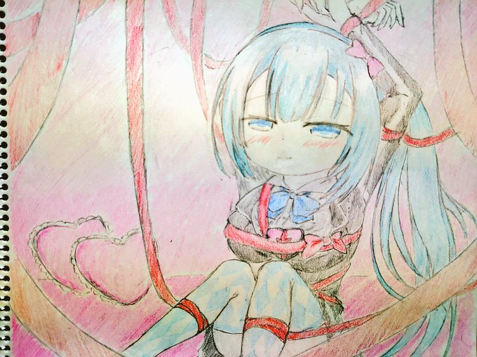 1日1枚お絵描き練習 68日目「私の気持ち、受け取ってくれる…?」#みゆキチの1日1枚お絵描き練習#アンジュ・ヴィエルジ 1日1枚お絵描き練習 68日目「私の気持ち、受け取ってくれる…?」#みゆキチの1日1枚お絵描き練習#アンジュ・ヴィエルジ
