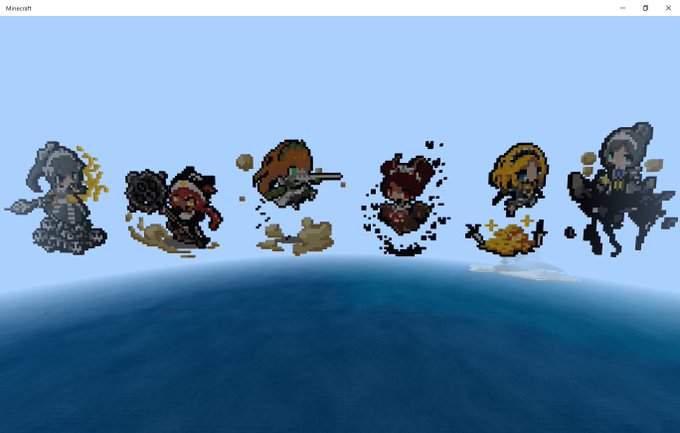 マイクラでドットプレアデス六姉妹作りました!かわいい#オーバーロード#overlord#プレアデス#Pleiades#M マイクラでドットプレアデス六姉妹作りました!かわいい#オーバーロード#overlord#プレアデス#Pleiades#M