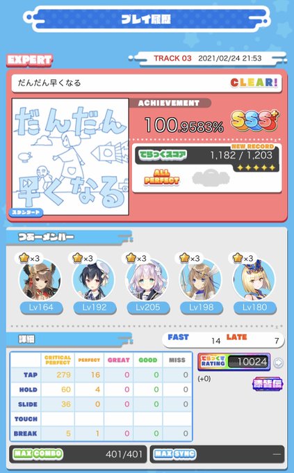 だんだん早くなる EXPERTでMAX-21となかなか良いスコアが出たのでランキングを覗いたら吸血鬼さんが更に上のスコア だんだん早くなる EXPERTでMAX-21となかなか良いスコアが出たのでランキングを覗いたら吸血鬼さんが更に上のスコア