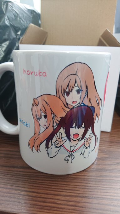 みなみけマグカップ届いたー!! みなみけマグカップ届いたー!!
