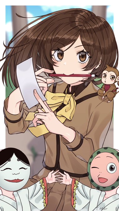 【神様はじめました】桃園奈々生+鬼切虎徹 【神様はじめました】桃園奈々生+鬼切虎徹