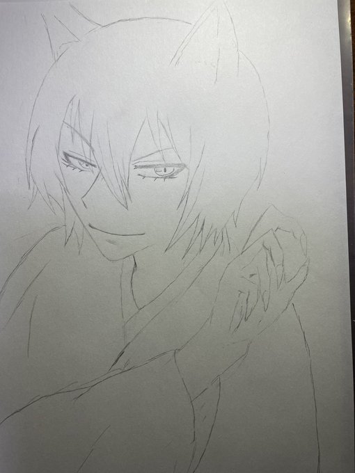 #神様はじめました #巴衛 #神使#狐 #推し#模写 #お絵描き むっちゃ頑張った #神様はじめました #巴衛 #神使#狐 #推し#模写 #お絵描き むっちゃ頑張った
