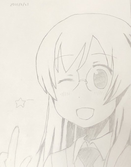 線が薄いですが、今日はゆかりさんを描きました。なんか縦に長くなってしまった。。あと指がどうなってるかわらなかった。。#ろ 線が薄いですが、今日はゆかりさんを描きました。なんか縦に長くなってしまった。。あと指がどうなってるかわらなかった。。#ろ