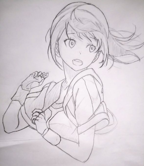 #イラスト練習中 #灰と幻想のグリムガルイラスト練習8日目灰と幻想のグリムガルのメリイを模写しました。 #イラスト練習中 #灰と幻想のグリムガルイラスト練習8日目灰と幻想のグリムガルのメリイを模写しました。