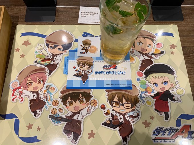 ダイヤのAコラボカフェ。御幸先輩の狙い撃ちハンバーグとシフォンケーキやで〜。ところで青道祭なのに、なぜ成宮がおるん?? ダイヤのAコラボカフェ。御幸先輩の狙い撃ちハンバーグとシフォンケーキやで〜。ところで青道祭なのに、なぜ成宮がおるん??
