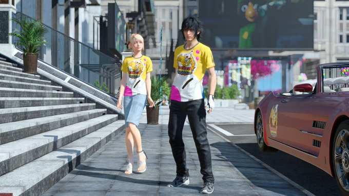 帽子なしモグチョコノクトとモグチョコルーナは自作MOD(Steamワークショップ公開)、王都でレガリア(モグチョコステッ 帽子なしモグチョコノクトとモグチョコルーナは自作MOD(Steamワークショップ公開)、王都でレガリア(モグチョコステッ