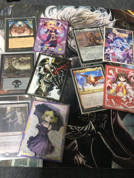 #mtg各デッキのスリーブデーモンはまちカドまぞくのご先祖(“まぞく”だから)パーティーはクリプトン6人組(パーティーっ #mtg各デッキのスリーブデーモンはまちカドまぞくのご先祖(“まぞく”だから)パーティーはクリプトン6人組(パーティーっ