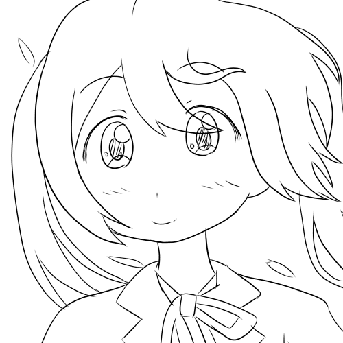 #つかりんillust#5分でイラスト#けいおん 中野梓。あずにゃん。風舞ってる感じを練習したかったんだけどご覧のありざ #つかりんillust#5分でイラスト#けいおん 中野梓。あずにゃん。風舞ってる感じを練習したかったんだけどご覧のありざ