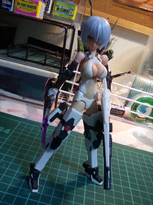 吾妻ちゃんの装備付けたら魔装学園に出てきそうな感じになった(コナミ 吾妻ちゃんの装備付けたら魔装学園に出てきそうな感じになった(コナミ