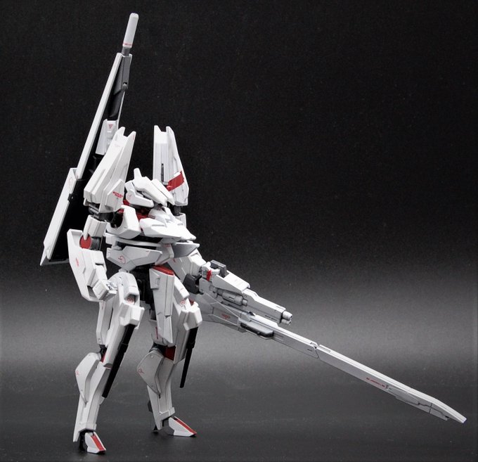 #ガンプラの画像を貼るとRTされると聞いて#ガンプラ#シドニアの騎士「一七式衛士 白月改 継衛」 見立て (2/3)デカ #ガンプラの画像を貼るとRTされると聞いて#ガンプラ#シドニアの騎士「一七式衛士 白月改 継衛」 見立て (2/3)デカ