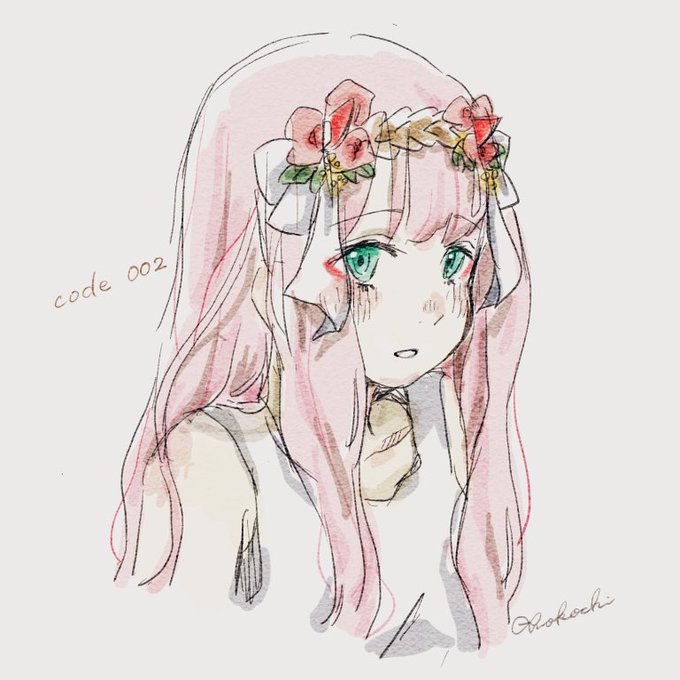 描くと言って、ずっと描いてなかった絵。#イラスト #ダリフラ 描くと言って、ずっと描いてなかった絵。#イラスト #ダリフラ