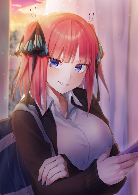 放課後#五等分の花嫁 #五等分の花嫁イラスト #中野二乃 放課後#五等分の花嫁 #五等分の花嫁イラスト #中野二乃