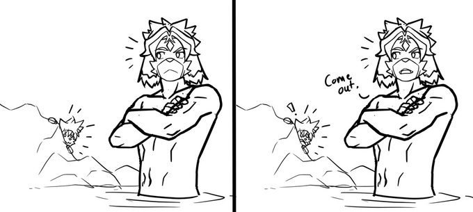 ジェドとストラ River bath. #g_bd #gundam ジェドとストラ River bath. #g_bd #gundam