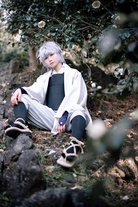 ⚠︎コスプレ---坂田銀時(銀魂/白夜叉)白イ鬼--- ⚠︎コスプレ---坂田銀時(銀魂/白夜叉)白イ鬼---