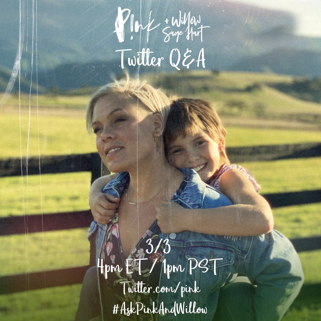 Don’t miss our Q&A tomorrow! 💕 #AskPinkAndWillow 