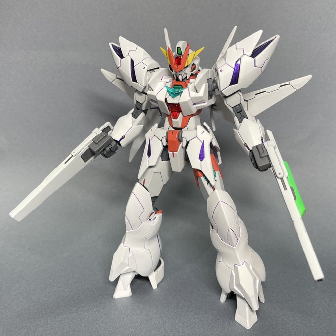 #コアガンダム 2 ヒナタ機(妄想設定)にアルスアースアーマー(白)を装着。 本来の手持ち武器は威力が凶悪すぎるので、G #コアガンダム 2 ヒナタ機(妄想設定)にアルスアースアーマー(白)を装着。 本来の手持ち武器は威力が凶悪すぎるので、G
