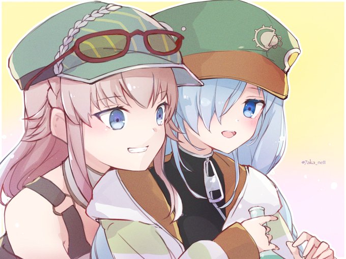 ほぼ毎日らくがきNo.255 #メルストリクエストにより、ジャルキィさんとナノンちゃん✨ ほぼ毎日らくがきNo.255 #メルストリクエストにより、ジャルキィさんとナノンちゃん✨
