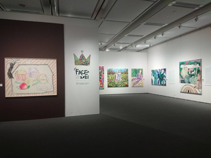 SOMPO美術館にFACE展2021を見に行った。とりどりの作品で非常に楽しかった。2枚目:RYO TOMIE「楽園追放 SOMPO美術館にFACE展2021を見に行った。とりどりの作品で非常に楽しかった。2枚目:RYO TOMIE「楽園追放