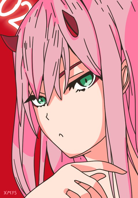 Zero Two #イラスト #少女 #illustration #02 #女の子 #DARLINGintheFRANX Zero Two #イラスト #少女 #illustration #02 #女の子 #DARLINGintheFRANX
