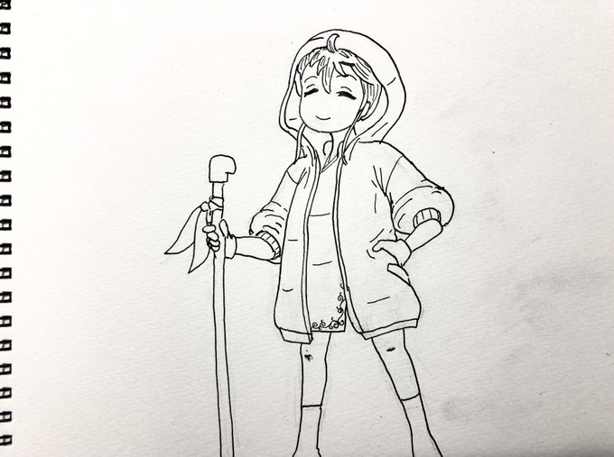 お昼休みにお絵かき〜*\(^o^)/*✨🍀パーカーのりょうネェ✨#ケムリクサ お昼休みにお絵かき〜*\(^o^)/*✨🍀パーカーのりょうネェ✨#ケムリクサ