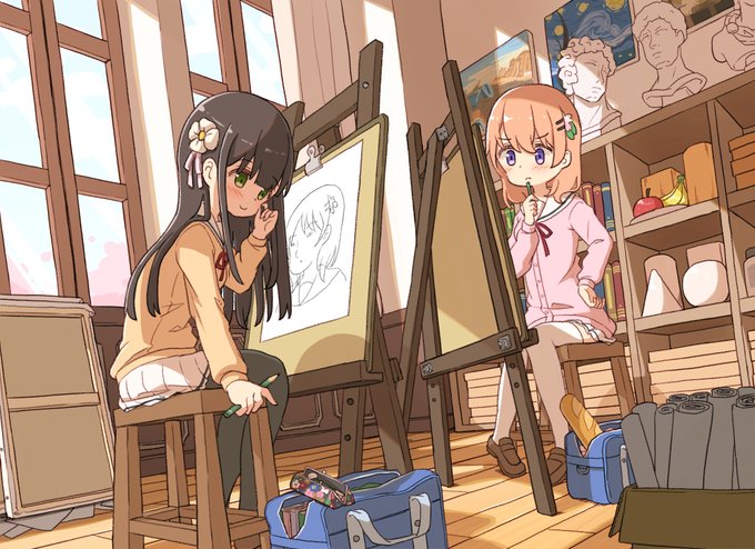 美術の時間のココ千夜です#gochiusa 美術の時間のココ千夜です#gochiusa