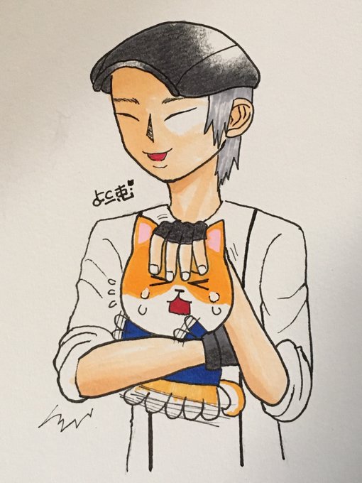 「ポリ、この人苦手です〜」#アナログ #lOωOl#ポリまるくん #亜人#MIU404イラスト企画 「ポリ、この人苦手です〜」#アナログ #lOωOl#ポリまるくん #亜人#MIU404イラスト企画