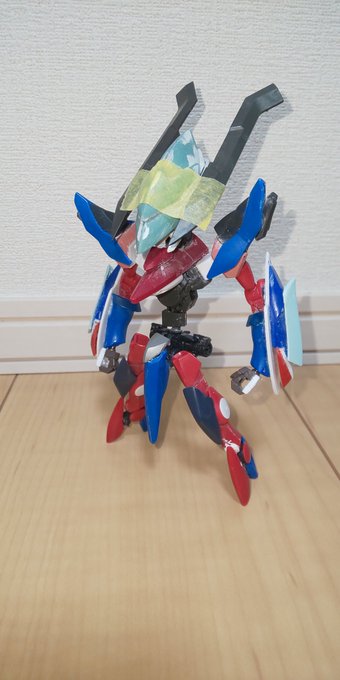 SD体型のマークアレスも同時進行で制作中。#ガンプラファフナー化#ファフナー SD体型のマークアレスも同時進行で制作中。#ガンプラファフナー化#ファフナー